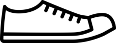 One Shoe Sketch Style Svg Vector, Free Vectors File